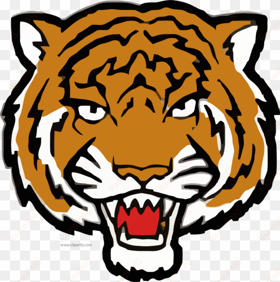 But Angry Tiger Face Clipart Png Image Www - Tiger Face Coloring Pages transparent png image