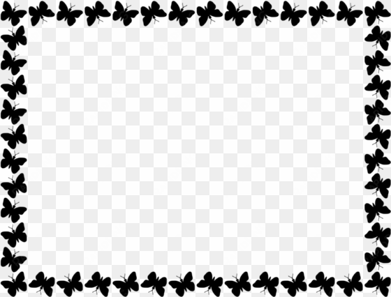 butterfly border clipart free ↺ - butterfly borders and frames