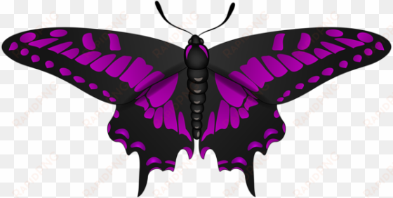 butterfly purple black clip art image gallery - clip art