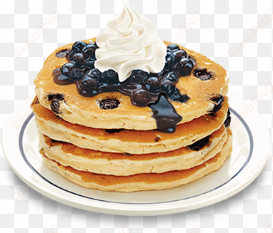 buttermilk pancakes, whipped topping and sweet - ihop blueberry pancakes