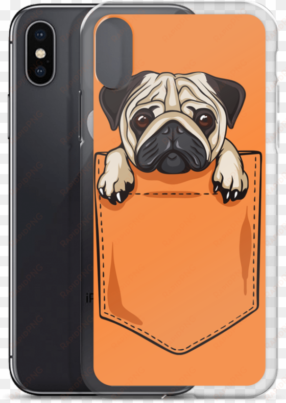 buy your favorite "pug dog in pocket ultra thin iphone - iphone