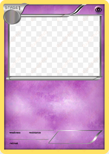 bw psychic stage 1 pokemon card blank by the-ketchi - blank pokemon card poison
