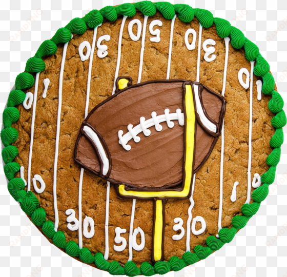 by jason savio - football themed cookie cake