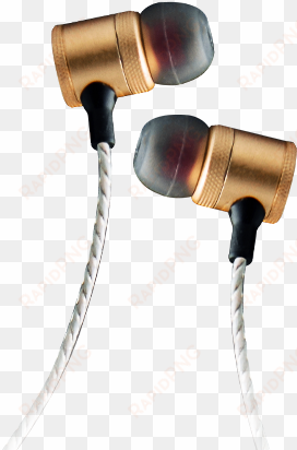 c-7 classic gold earphones - headphones