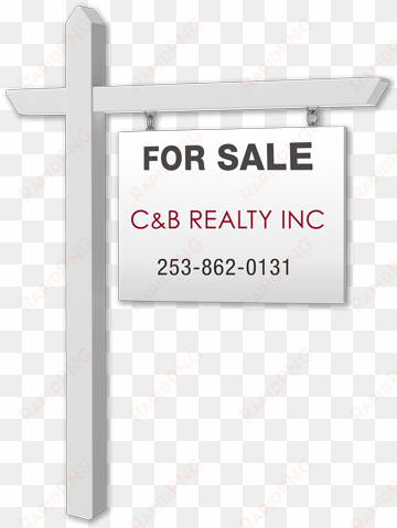 c and b realty for sale sign - c & b realty inc