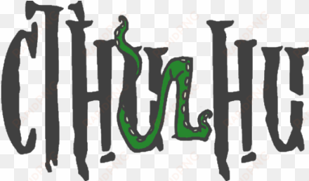 c is for cthulhu - comic book titles logo transparent