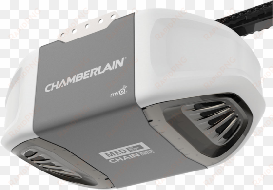 c400 durable chain drive garage door opener with med - chamberlain c455 1/2 hp smartphone-controlled heavy-duty
