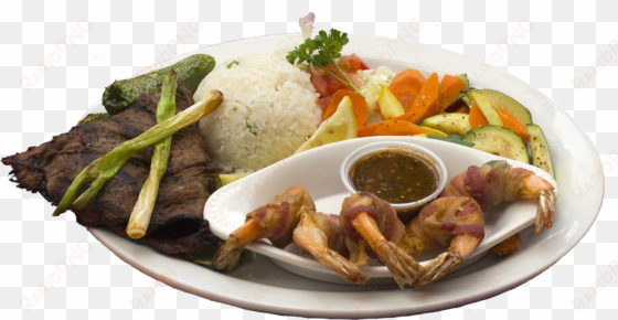 cabo seafood grill & cantina - full lunch plate png