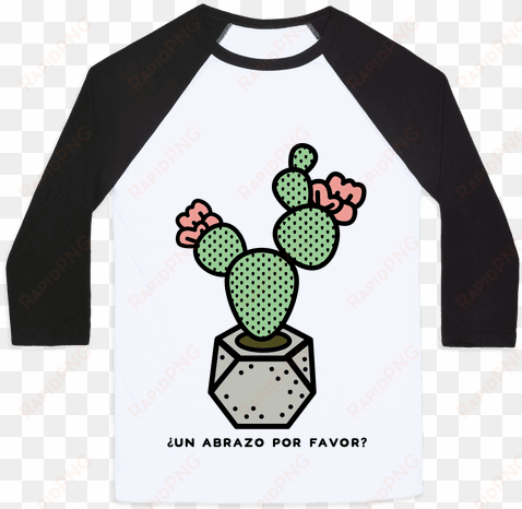 cactus hugs baseball tee - t shirt porco rosso