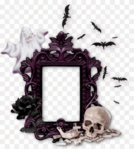 cadre png gothique, halloween - picture frame