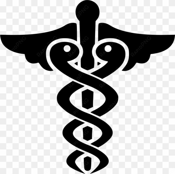 Caduceus Health Healthcare Asclepius Svg Png Icon Free - Medicine transparent png image