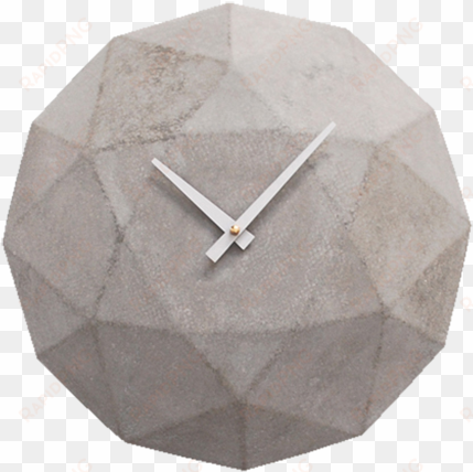 cairo, diamond shaped concrete wall clock - concrete