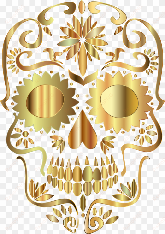 Calavera Skull Bone Desktop Wallpaper Clip Art - Red And Orange Sugar Skull Throw Blanket transparent png image