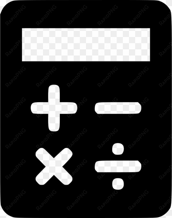 calculator free icon - square round icon pack