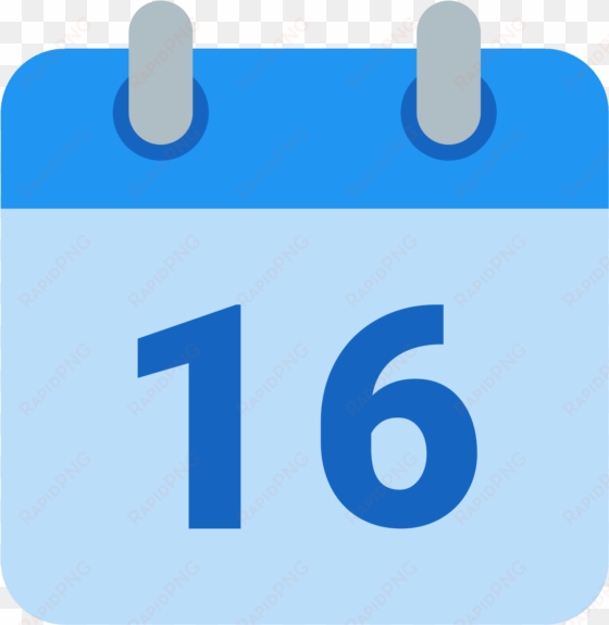 calendar 16 icon - thursday icon