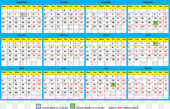 calendar 2018-2019 - 2019 calendar png transparent