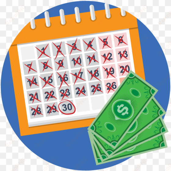 calendar with money - garantia de devolucion de dinero de 30 dias