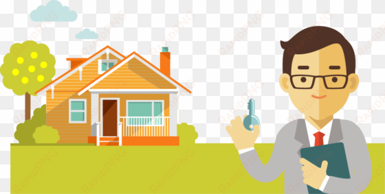 calgary real estate lawyers - real estate agent cartoon