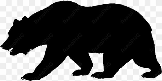 california bear outline - california bear transparent