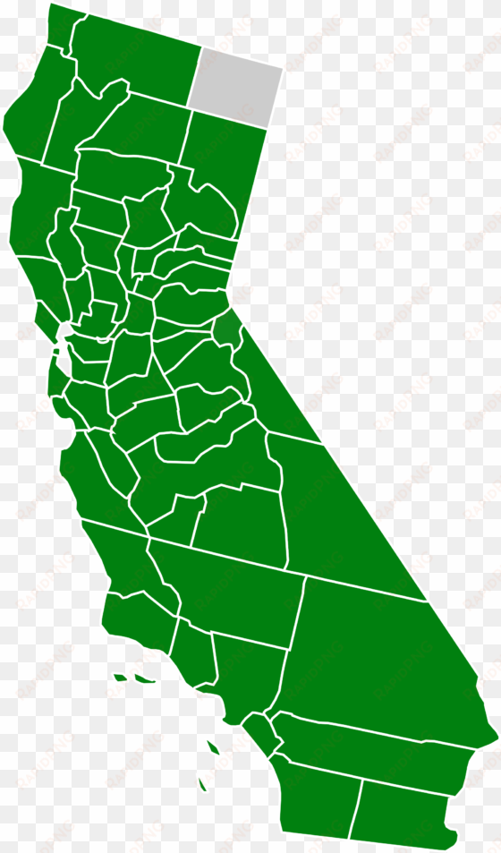 california state png banner freeuse library - california separation into 3 states county map