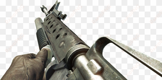 call of duty 4 m16 png - black ops 1 m16 grenade launcher