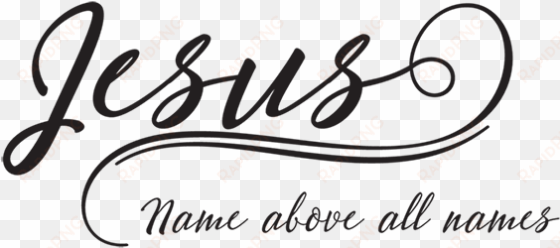 calligraphy of jesus name