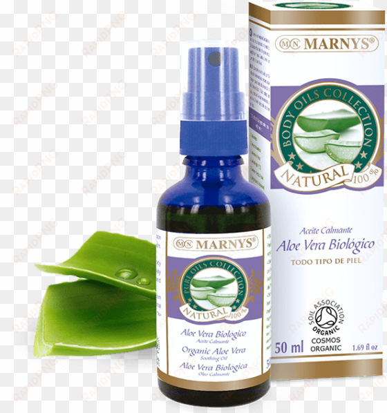 calming organic aloe vera oil 50 ml - marny's jojoba oil spray 50ml.