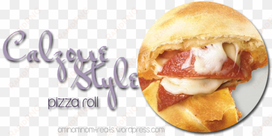 calzone style pizza roll - pepperoni calzone