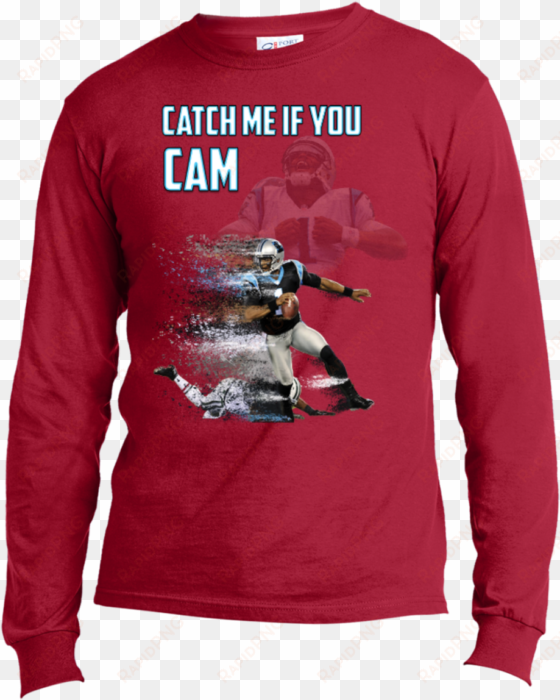 cam newton panthers custom designed fan long sleeve - drug of choice is white powder t shirt