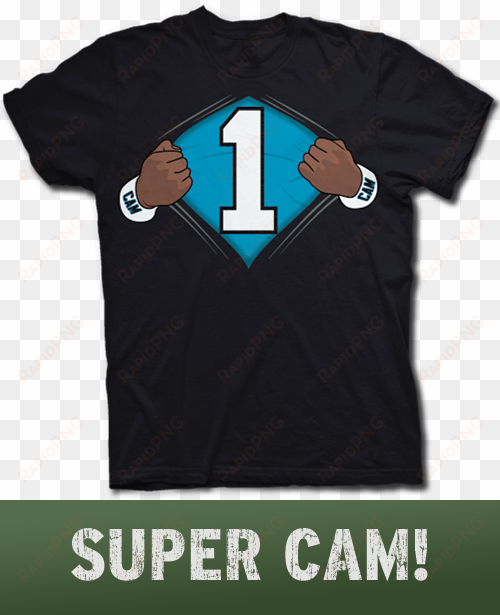 cam newton superman png - mack bears t shirt