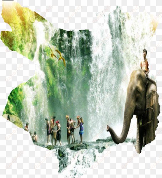 cambodia tourism map - indian elephant