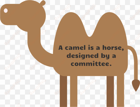 camel “ - camel is a horse designed
