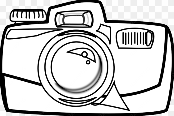 camera clip art - digital camera clipart black and white