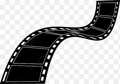 camera movie film strip reel cinema entert - movie tape clip art