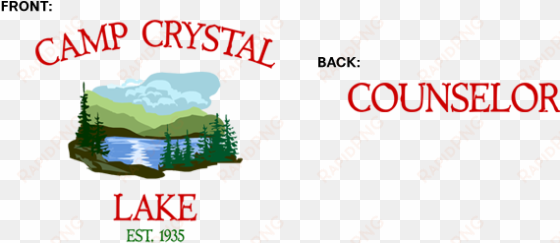 camp crystal lake png - camp crystal lake logo