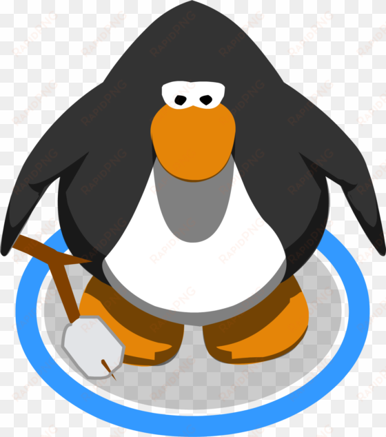 campfire marshmallow in-game - club penguin penguin sprite