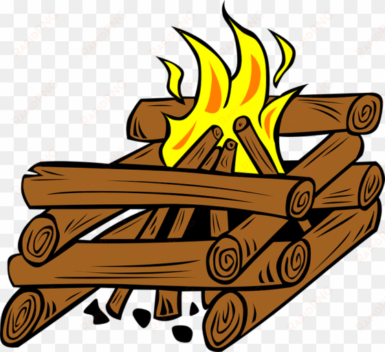 campfire wood fire firewood bonfire outdoo - log cabin fire