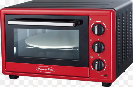campus300rn mini-oven 26 liters with pizza stone red - mini four 26 l avec pierre pizza