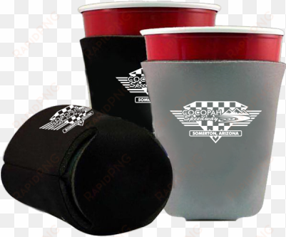 can cooler for solo cup - party cup cooler 4 color process #1013cp