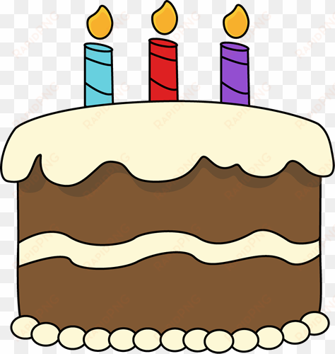 candle clipart chocolate cake - birthday cake