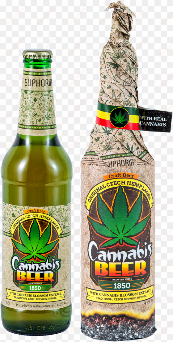 cannabis beer wrap 500 ml - euphoria cannabis beer