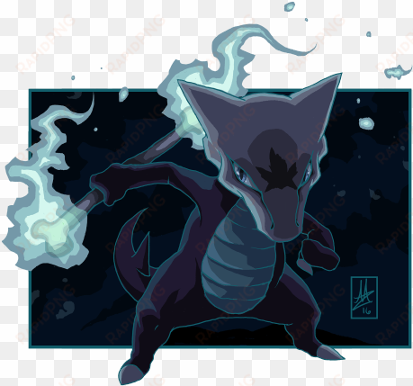 cannot contain the excitement for alola marowak, so - pokémon