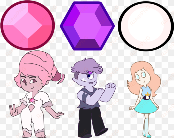 canon/fanon crystal gems by myhuuse123 on deviantart - steven universe the original crystal gems
