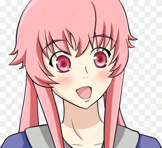 can't believe yuno gasai wasn't included in - yuno cute gif transparent