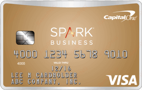capital one spark business card - debit card