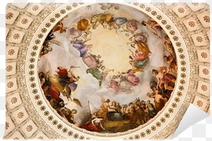 capitol building rotunda dome ceiling wall mural • - capitol rotunda