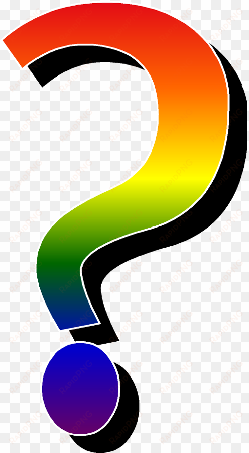 capitol pride of salem, oregon - rainbow question mark png