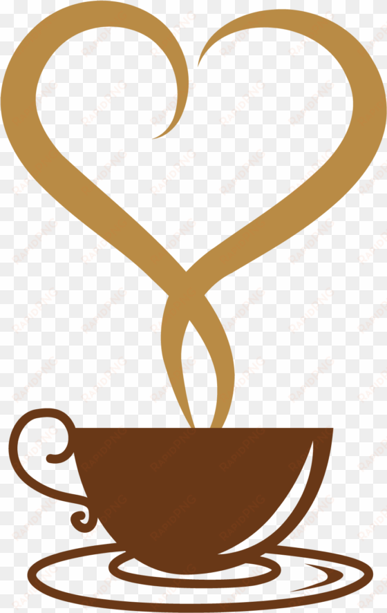 cappuccino clipart coffee heart - coffee cup clip art transparent