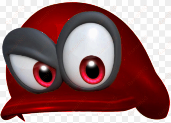 cappy on mario's cap - transparent cappy