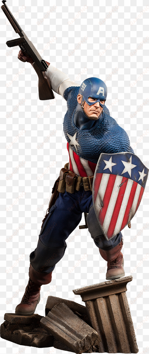 captain america premium format™ figure - captain america marvel premium format figure